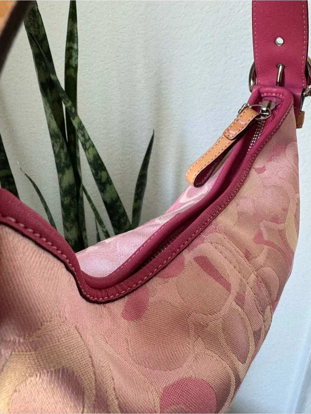 Y2K Coach Pink Optic SoHo Hobo Shoulder Bag
